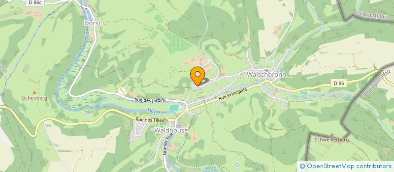 localisation de l'entreprise MONSIEUR YVES WEHNER  WALSCHBRONN