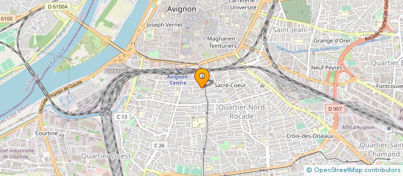 localisation de l'entreprise MONSIEUR YVES WESTRELIN  AVIGNON