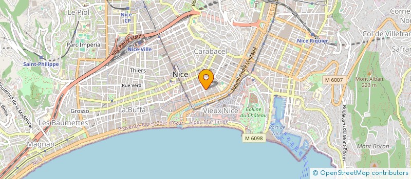 localisation de l'entreprise MONSIEUR YVES WETTERWALD  NICE