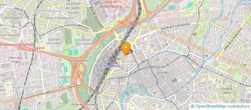 localisation de l'entreprise MONSIEUR YVES WISS à STRASBOURG