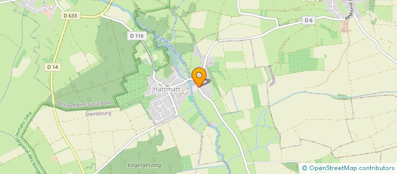 localisation de l'entreprise MONSIEUR YVES WITTMANN  HATTMATT