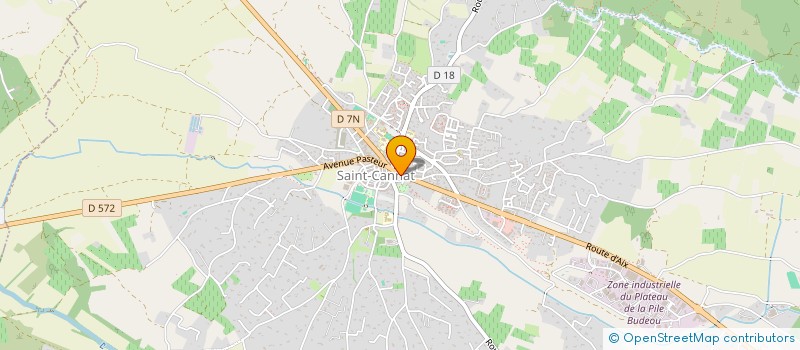 localisation de l'entreprise MONSIEUR YVES ZABOT  SAINT-CANNAT