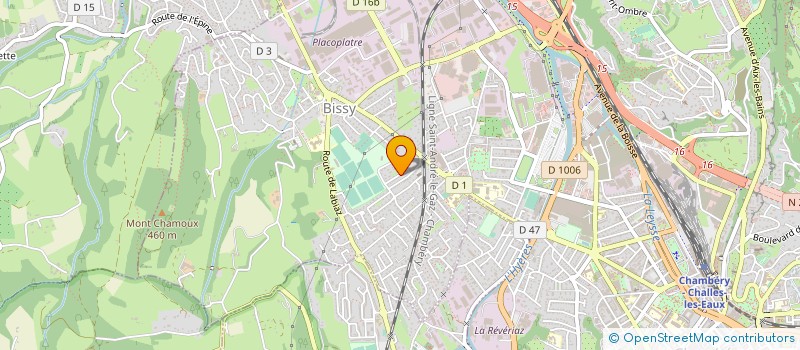 localisation de l'entreprise MONSIEUR YVES ZALENSKY DE CARPOFF  CHAMBERY