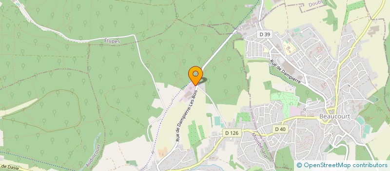 localisation de l'entreprise MONSIEUR YVES ZENNER  DASLE