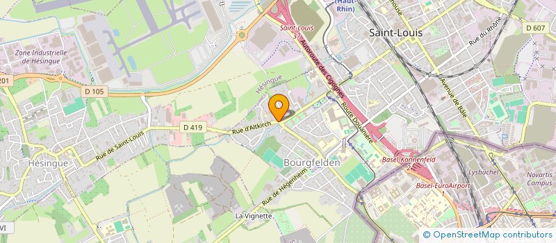 localisation de l'entreprise MONSIEUR YVES ZERLAUTH  SAINT-LOUIS