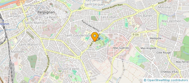 localisation de l'entreprise MONSIEUR YVES ZIER  PERPIGNAN