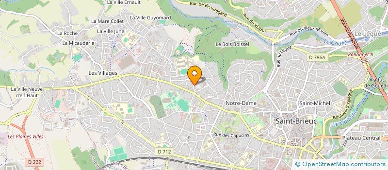 localisation de l'entreprise MONSIEUR YVIC GOUZOUGUEN à SAINT-BRIEUC