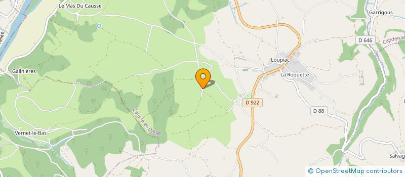 localisation de l'entreprise MONSIEUR YVON AGRECH à CAUSSE-ET-DIEGE