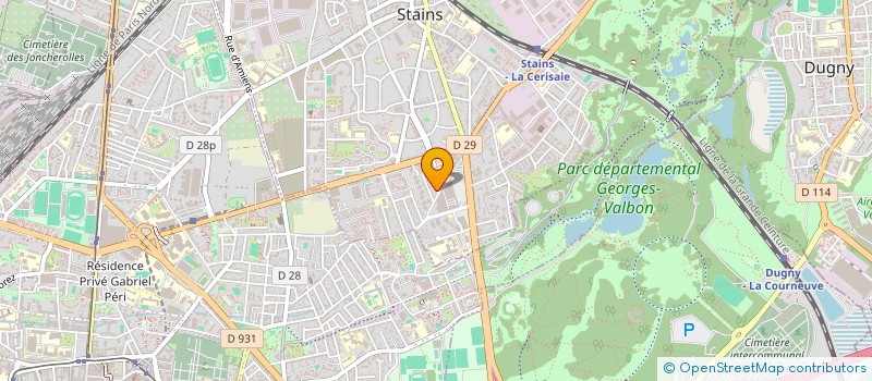 localisation de l'entreprise MONSIEUR YVON ANDRE à STAINS