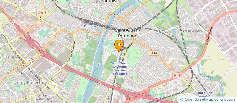 localisation de l'entreprise MONSIEUR YVON BANGAZONI à SAINT-OUEN-L'AUMONE