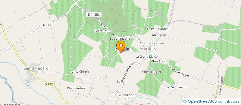 localisation de l'entreprise MONSIEUR YVON BELAUD  LA JARRIE