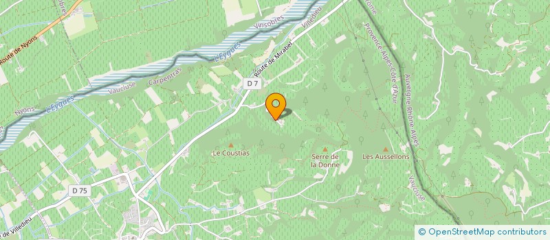 localisation de l'entreprise MONSIEUR YVON BERTRAND  VILLEDIEU