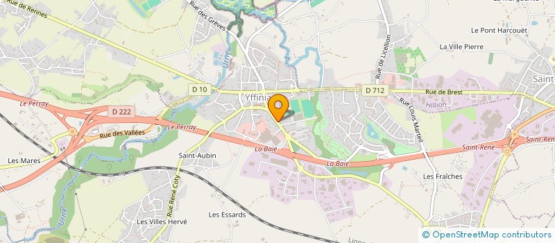 localisation de l'entreprise MONSIEUR YVON BIEUZENT à YFFINIAC