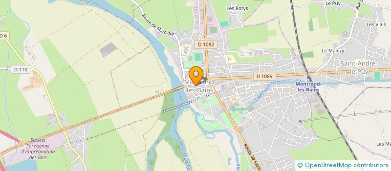 localisation de l'entreprise MONSIEUR YVON BLACHON à MONTROND-LES-BAINS