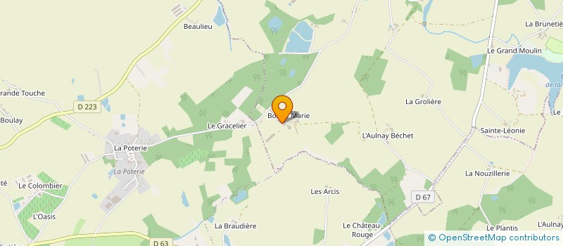 localisation de l'entreprise MONSIEUR YVON BLANLOEIL à BEAUPREAU-EN-MAUGES