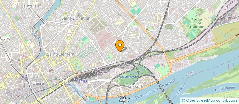 localisation de l'entreprise MONSIEUR YVON BOBINET à NANTES
