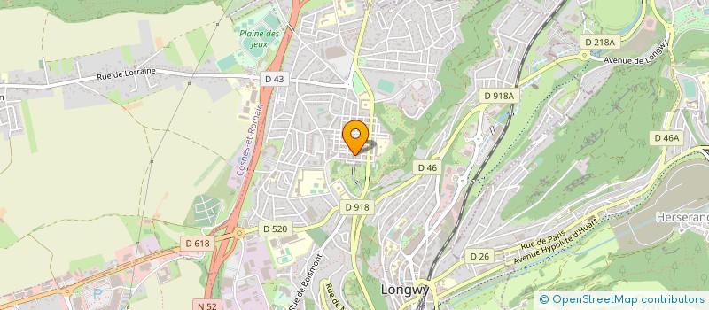 localisation de l'entreprise MONSIEUR YVON BONNET à LONGWY