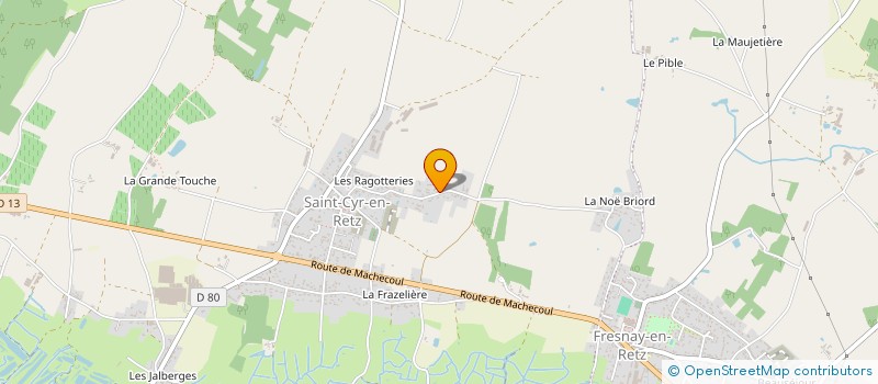 localisation de l'entreprise MONSIEUR YVON BOUCARD  VILLENEUVE-EN-RETZ