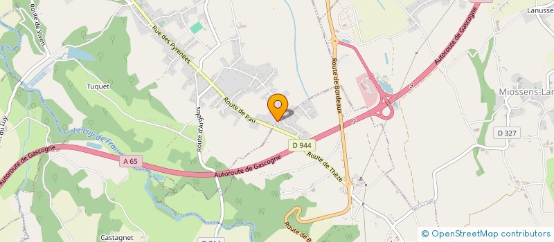 localisation de l'entreprise MONSIEUR YVON BOUET  LASCLAVERIES