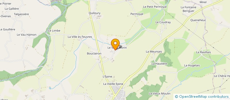 localisation de l'entreprise MONSIEUR YVON BOURDE à LE MENE