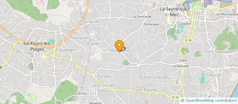 localisation de l'entreprise MONSIEUR YVON-BRAILLON DAVID  LA SEYNE-SUR-MER