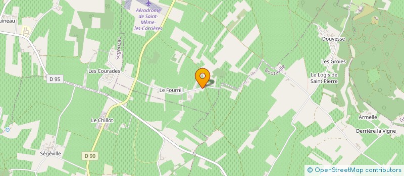 localisation de l'entreprise MONSIEUR YVON BREAU à SAINT-MEME-LES-CARRIERES