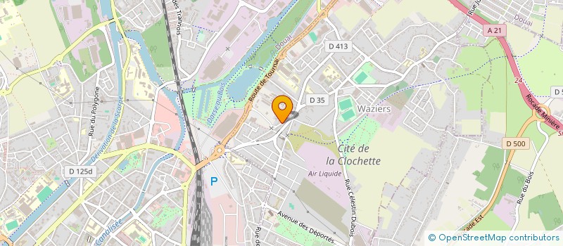 localisation de l'entreprise MONSIEUR YVON BRENIENEK à WAZIERS