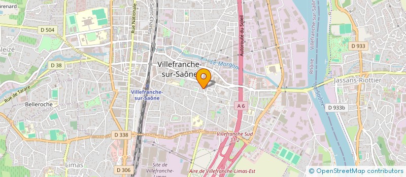 localisation de l'entreprise MONSIEUR YVON CARANO  VILLEFRANCHE-SUR-SAONE