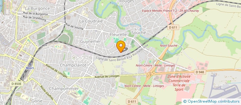 localisation de l'entreprise MONSIEUR YVON CASTEL  NIORT