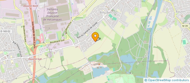 localisation de l'entreprise MONSIEUR YVON CAULLET  BILLY-BERCLAU