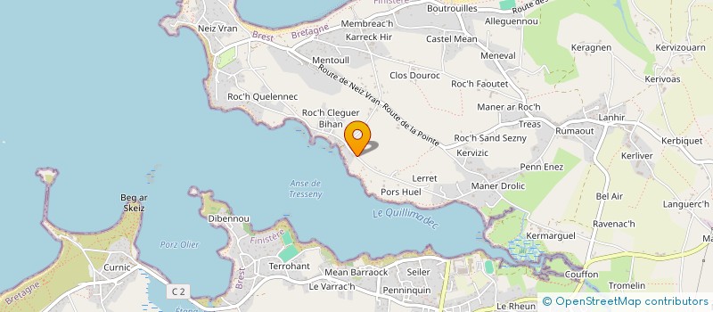 localisation de l'entreprise MONSIEUR YVON CAVAREC à KERLOUAN