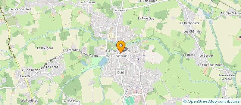 localisation de l'entreprise MONSIEUR YVON CHARLES CAMILLE GROSSE à GRANDCHAMP-DES-FONTAINES