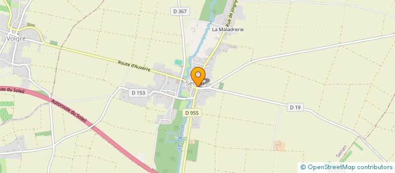 localisation de l'entreprise MONSIEUR YVON COLPIN  MONTHOLON