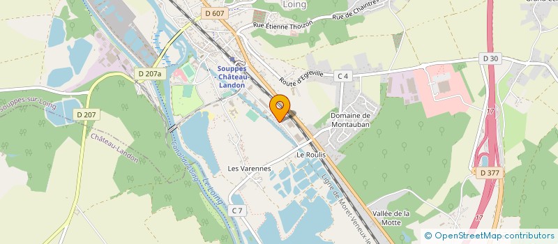 localisation de l'entreprise MONSIEUR YVON CONTA à SOUPPES-SUR-LOING