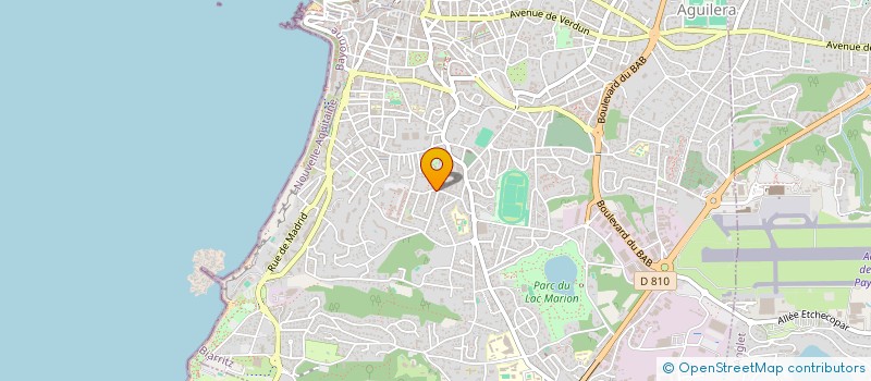 localisation de l'entreprise MONSIEUR YVON CORRE à BIARRITZ