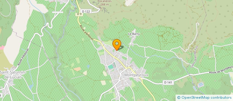 localisation de l'entreprise MONSIEUR YVON CREISSAC à MONTPEYROUX