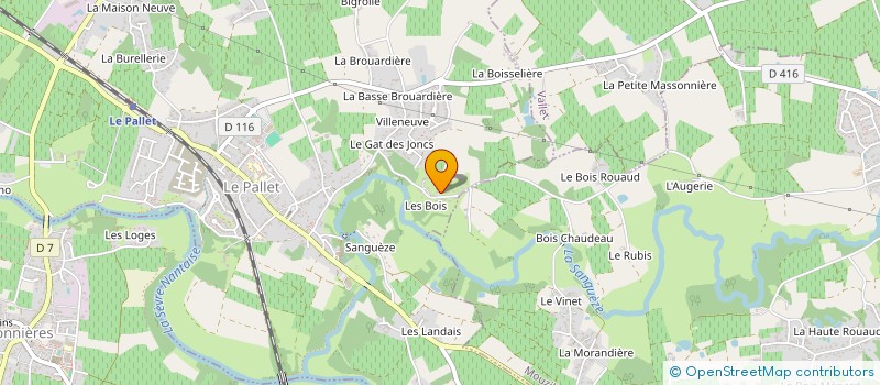 localisation de l'entreprise MONSIEUR YVON CUSSONNEAU  MOUZILLON