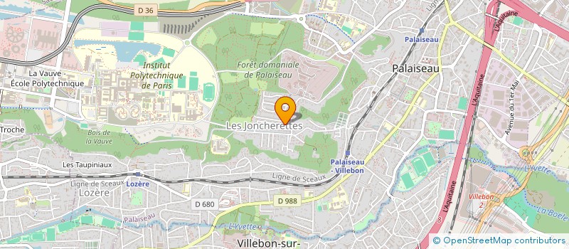 localisation de l'entreprise MONSIEUR YVON DANET à PALAISEAU