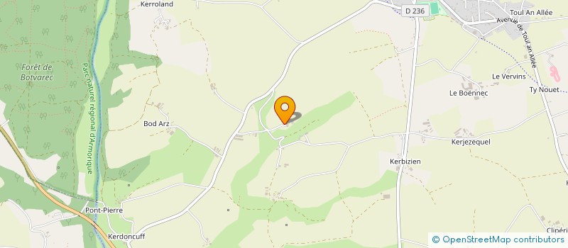 localisation de l'entreprise MONSIEUR YVON DANIEL  POULLAOUEN