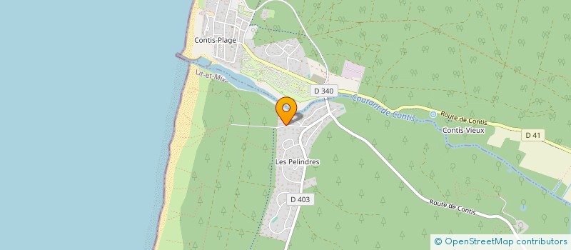localisation de l'entreprise MONSIEUR YVON DARQUE  LIT-ET-MIXE