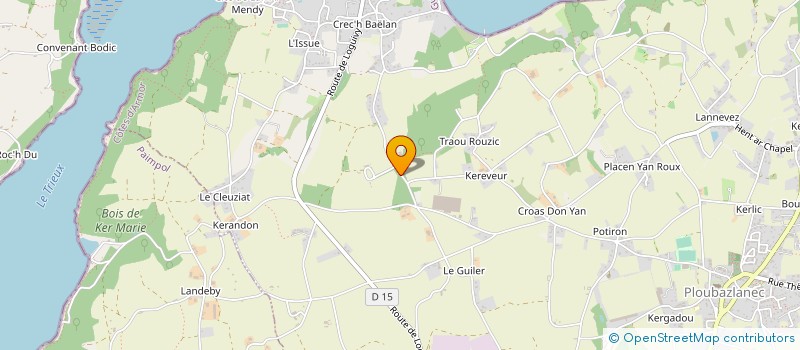 localisation de l'entreprise MONSIEUR YVON DENIS à PLOUBAZLANEC