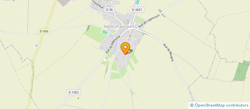localisation de l'entreprise MONSIEUR YVON DENIS  VAULX-VRAUCOURT