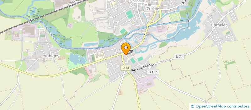 localisation de l'entreprise MONSIEUR YVON DOMISSE  FOUILLOY