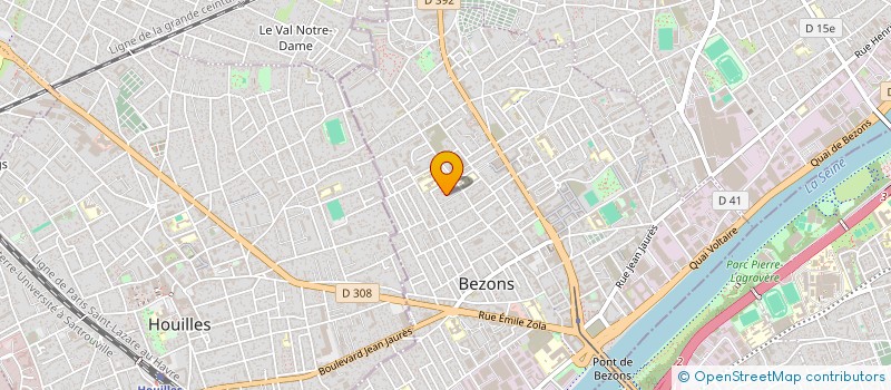 localisation de l'entreprise MONSIEUR YVON DOS SANTOS FERREIRA à BEZONS