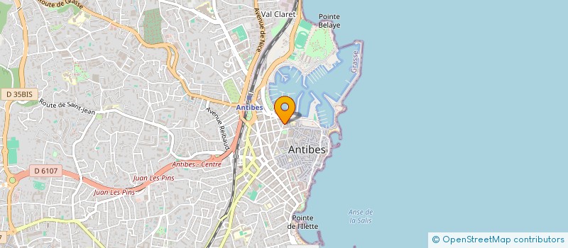 localisation de l'entreprise MONSIEUR YVON DROUET à ANTIBES