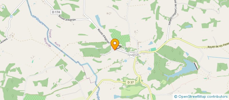 localisation de l'entreprise MONSIEUR YVON DUFFOUR  LUPIAC