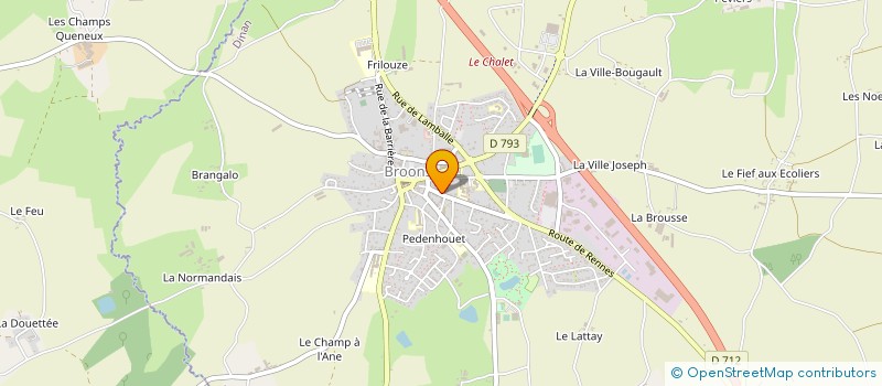 localisation de l'entreprise MONSIEUR YVON DUVAL à BROONS