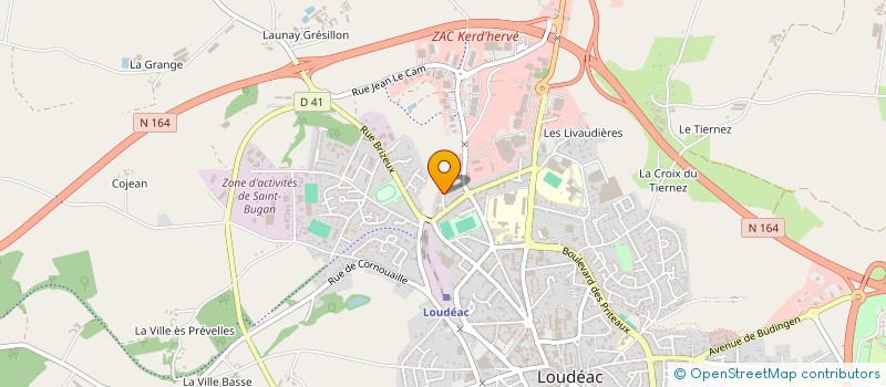localisation de l'entreprise MONSIEUR YVON ETIENNE à LOUDEAC