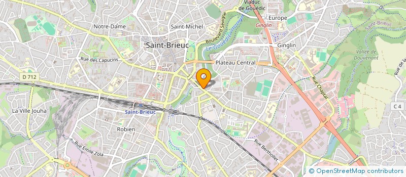 localisation de l'entreprise MONSIEUR YVON FERNANDEZ à SAINT-BRIEUC