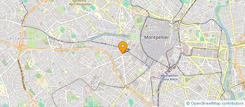 localisation de l'entreprise MONSIEUR YVON FOUQUE à MONTPELLIER